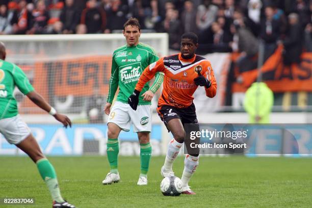 Arnold MVUEMBA - - Lorient / Saint Etienne - 30eme journee de Ligue 1 ,