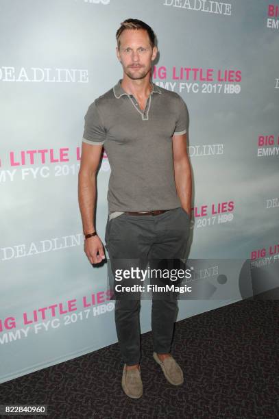 Actor Alex Skarsgard arrives at HBO "Big Little Lies" FYC at DGA Theater on July 25, 2017 in Los Angeles, California.