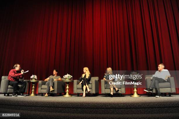 Pete Hammond, Alex Skarsgard, Nicole Kidman, Reese Witherspoon and Jean-Marc Vallee attend HBO "Big Little Lies" FYC at DGA Theater on July 25, 2017...