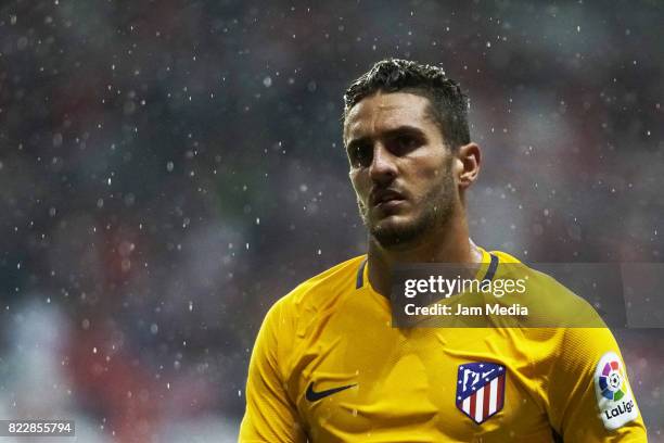 Jorge Resurreccion Merodio of Atletico de Madrid looks on during a friendly match between Toluca and Atletico de Madrid as part of the 100th...