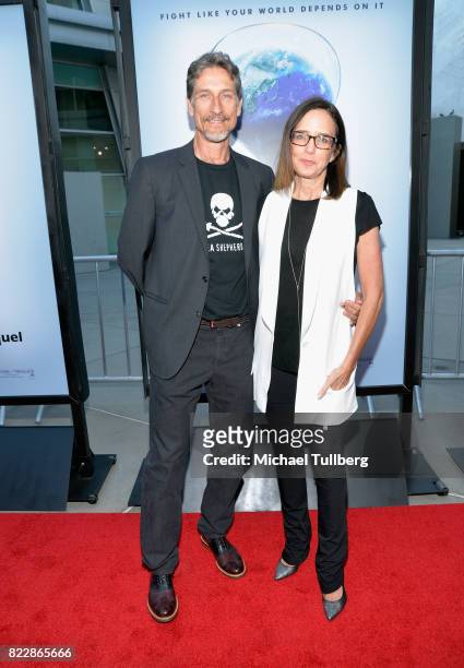 Bernard Walter and Executive Producer Lesley Chilcott attend a special Los Angeles screening of 'An Inconvenient Sequel: Truth to Power' at ArcLight...