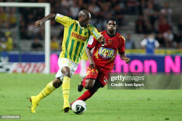 Christian BEKAMENGA / Ludovic BAAL - - Nantes / Le Mans - 1ere journee de Ligue2 - Stade de La Beaujoire,