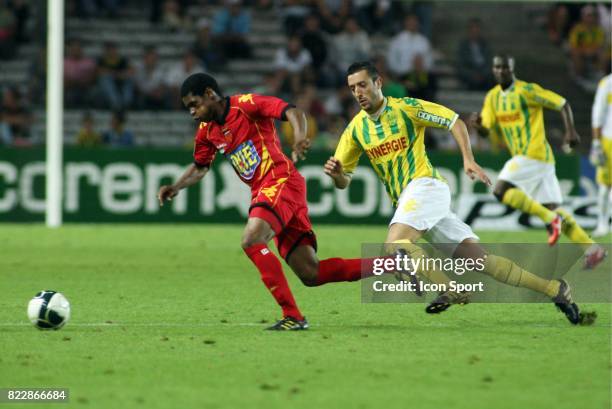 Ludovic BAAL / Jonathan MARTINS PEREIRA - - Nantes / Le Mans - 1ere journee de Ligue2 - Stade de La Beaujoire,