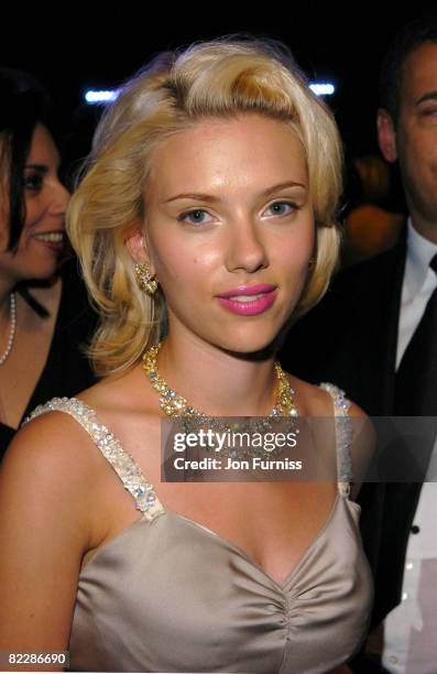 Scarlett Johansson, winner of Best Actress in a Leading Role for "Lost in Translation"