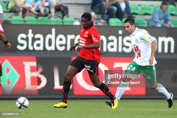 Asamoah GYAN - - Rennes / Saint Etienne - 3eme journee de Ligue 1,