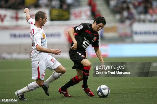 Fabien LEMOINE / Reynald LEMAITRE - - Nancy / Rennes - 2eme journee ligue 1 - Stade Marcel Picot,