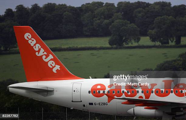 Plane leaves from Bristol airport on August 13, 2008 in Bristol, England. The chain of travel agents Thomas Cook has reported robust bookings for...