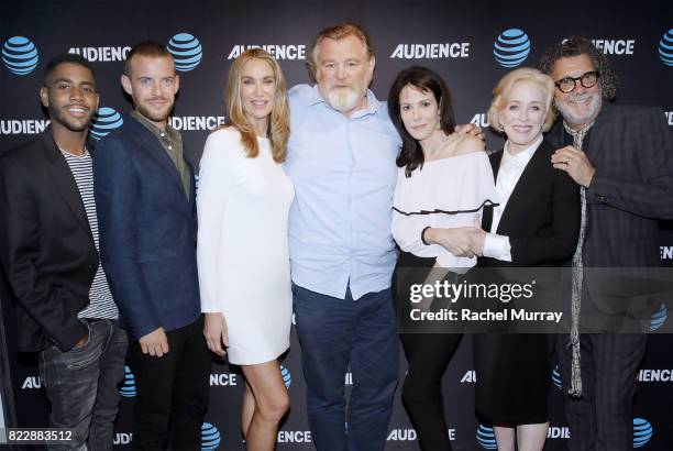 Actors Jharrel Jerome, Harry Treadaway, Kelly Lynch, Brendan Gleeson, Mary-Louise Parker, Holland Taylor, and director / producer Jack Bender attend...