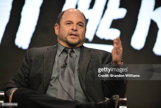 Actor/writer/director Jason Alexander at the panel of "Hit the Road" during the AT&T AUDIENCE Network Summer TCA Panels at The Beverly Hilton Hotel...