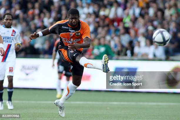 Arnold MVUEMBA - - Lorient / Lyon - 4eme journee de Ligue 1 - Stade Yves Allainmat - Lorient,