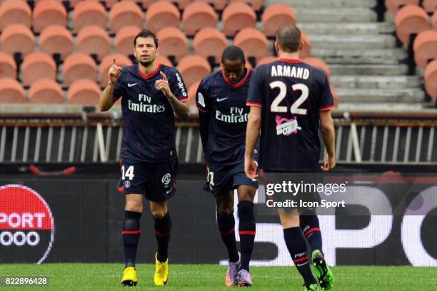 Joie Mateja KEZMAN - - PSG / Boulogne - 30eme journee de Ligue 1 - Parc des Princes - Paris,