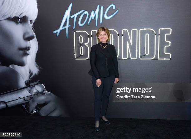 Lawyer Gloria Allred attends the premiere Of Focus Features' 'Atomic Blonde' at The Theatre at Ace Hotel on July 24, 2017 in Los Angeles, California.