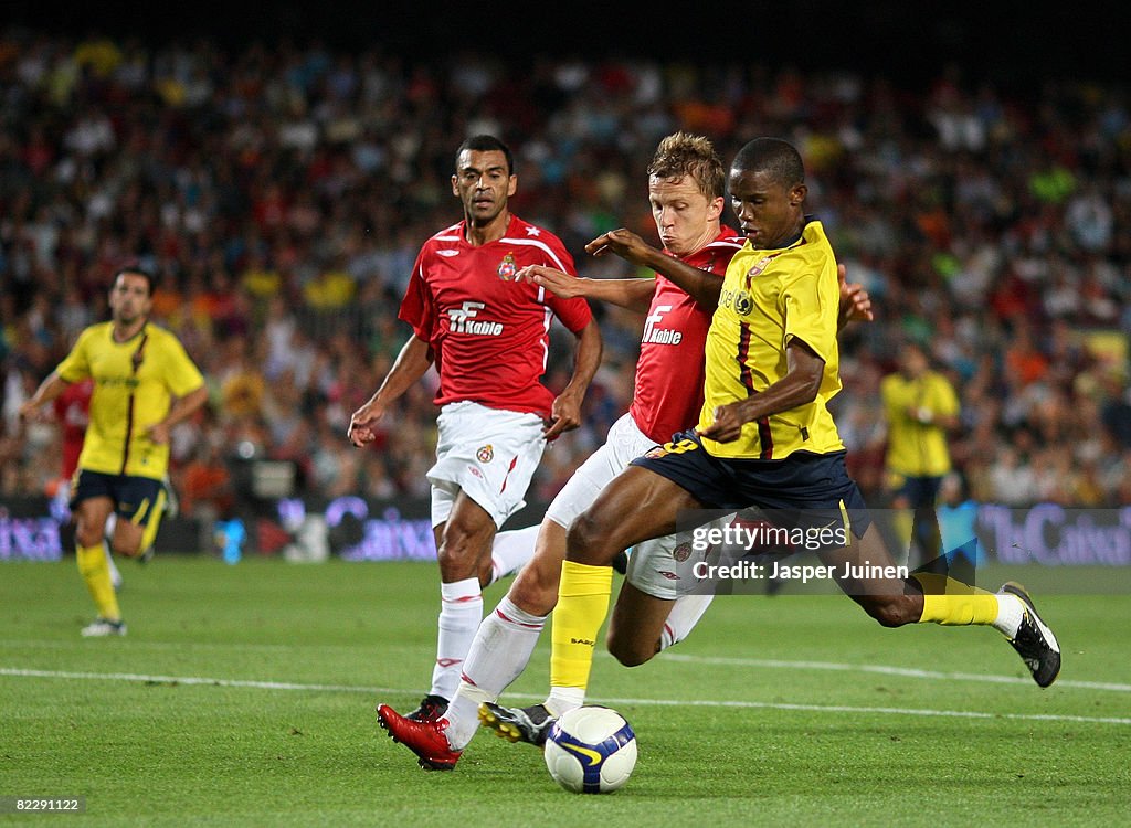 Barcelona v Wisla Krakow - UEFA Champions League 3rd Qualifying Round