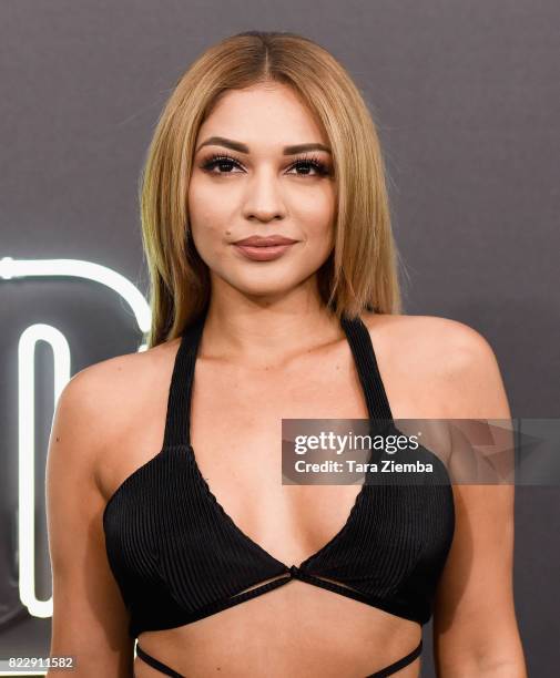 Social influencer Josephine Ochoa attends Focus Features' 'Atomic Blonde' at The Theatre at Ace Hotel on July 24, 2017 in Los Angeles, California.