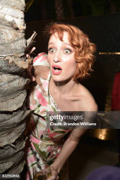 Actor Breeda Wool attends the party for the screening of "Mr. Mercedes" during the AT&T AUDIENCE Network Summer TCA Panels at The Beverly Hilton...