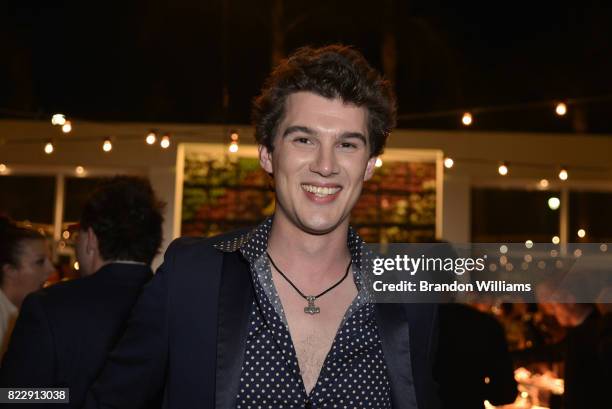 Actor Nick Marini attends the party for the screening of "Mr. Mercedes" during the AT&T AUDIENCE Network Summer TCA Panels at The Beverly Hilton...