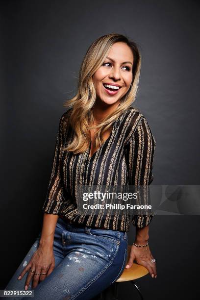 Anjelah Johnson Portrait Session on July 25, 2017 in Los Angeles, California.