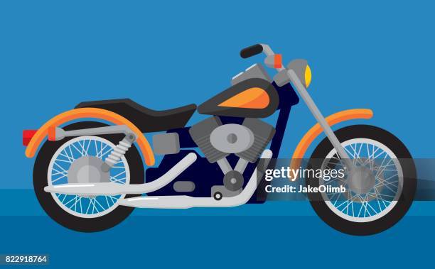 bildbanksillustrationer, clip art samt tecknat material och ikoner med motorcykel - motorcykel