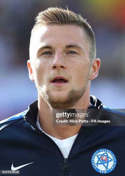 Slovakia's Milan Skriniar