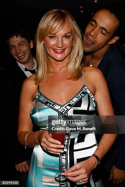 Katherine Kingsley attends the PIAF opening night after party at Cafe Des Amis on August 13, 2008 in London, England.