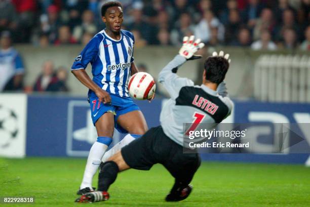 McCARTHY / Lionel LETIZI - - Paris Saint Germain / Porto - Champions League 2004/2005,