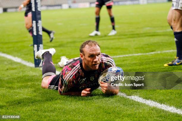 Essai Brian LIEBENBERG - - Stade Francais / Crociati Rugby Parme - Challenge Europeen,