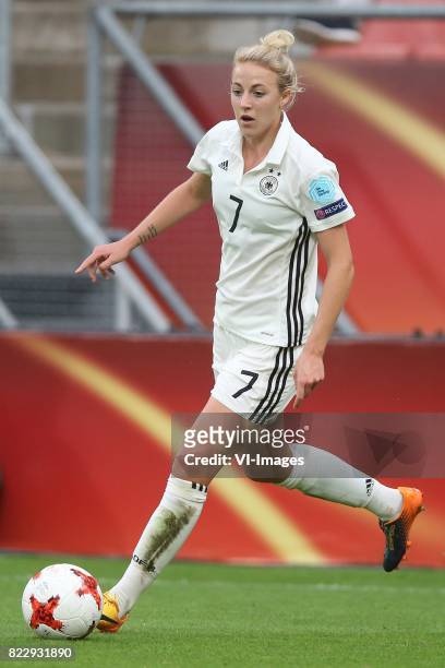 Carolin Simon of Germany women during the UEFA WEURO 2017 Group B group stage match between Russia and Germany at the Galgenwaard Stadium on July 25,...