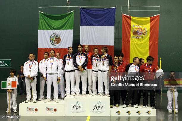 Mexique / France / Espagne - - 16e Championnats du Monde de Pelote Basque - Complexe Sportif du Zenith - Pau - France,