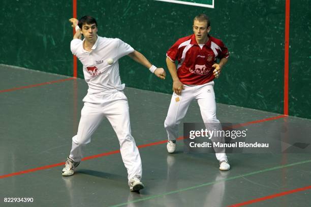 France - - 1/2 finale - Main nue - France / Espagne - 16e Championnats du Monde de Pelote Basque - Complexe Sportif du Zenith - Pau - France,