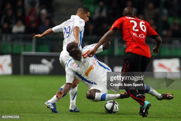 Mapou YANGAMBIWA - - Rennes /Montpellier - 10e journee Ligue 1,