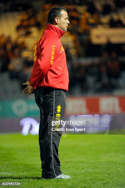 Bernard GOUTTA - - Racing Metro 92 / Perpignan - 11eme journee de TOP 14 - Stade Yves Du Manoir - Colombes -,