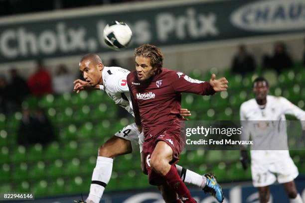 Miguel FRECHAUT / Loris ARNAUD - - Metz / Angers - 12eme journee de Ligue 2,