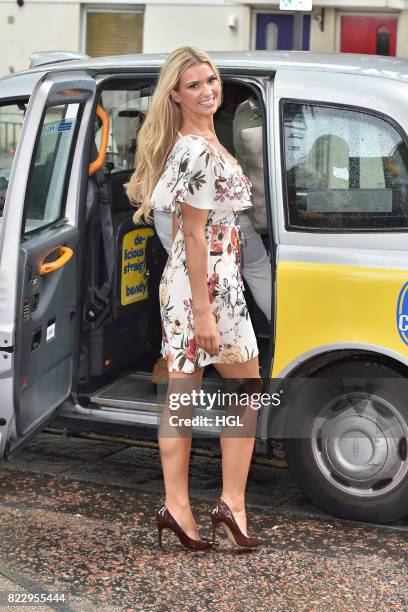 Christine McGuinness seen at the ITV Studios on July 26, 2017 in London, England.