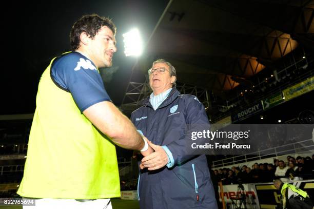 Andrea MASI / Jacky LORENZETTI - - Racing Metro 92 / Clermont Auvergne - 17eme Journee de TOP 14,