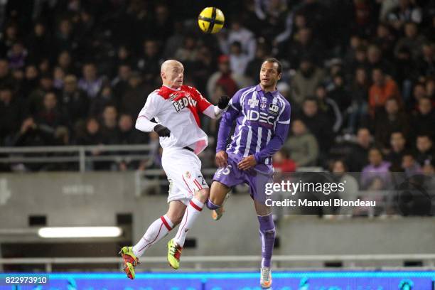 Sebastien Puygrenier / Daniel Braaten - -Toulouse / Monaco - 22e journee de Ligue 1,