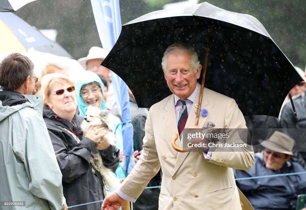 The Prince Of Wales And Duchess of Cornwall Visit Sandringham Flower Show