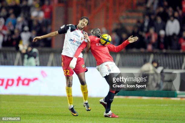 Issam JEMAA / Mamadou SAKHO - - PSG / Lens- 23eme journee de Ligue 1,