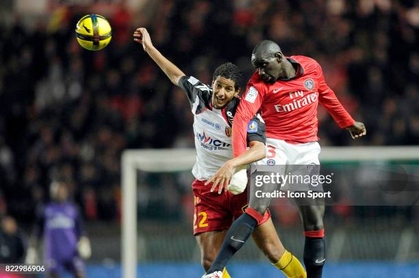 Issam JEMAA / Mamadou SAKHO - - PSG / Lens- 23eme journee de Ligue 1,