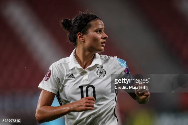 Dzsenifer Marozsan of Germany looks on during the Group B match between Russia and Germany during the UEFA Women's Euro 2017 at Stadion Galgenwaard...