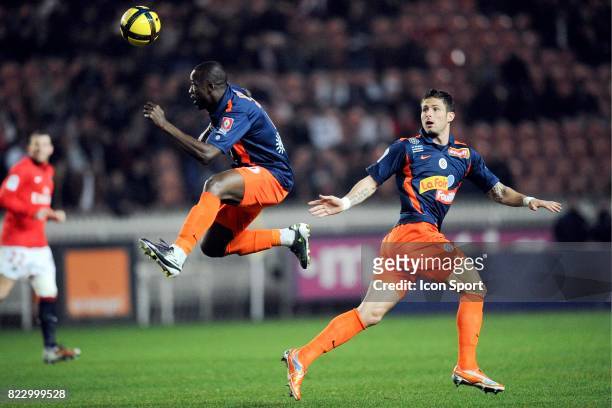 John UTAKA / Olivier GIROUD - - Paris Saint Germain / Montpellier - 27e journee Ligue 1,