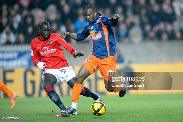 Mamadou SAKHO / John UTAKA - - Paris Saint Germain / Montpellier - 27e journee Ligue 1,