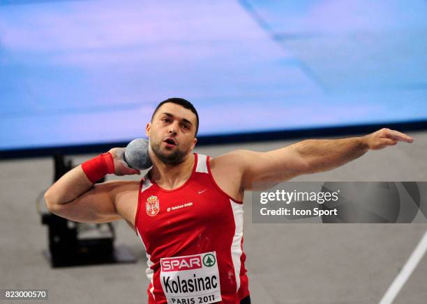 Asmir KOLASINAC - Poids - - Championnats d'Europe en salle -Bercy-Paris,