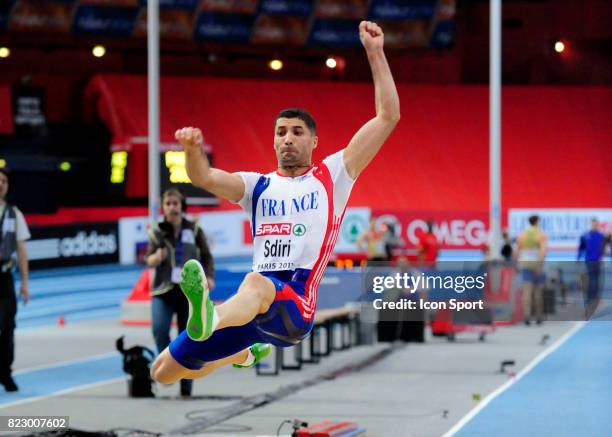 Salim SDIRI - Longueur - - Championnats d'Europe en salle -Bercy-Paris,