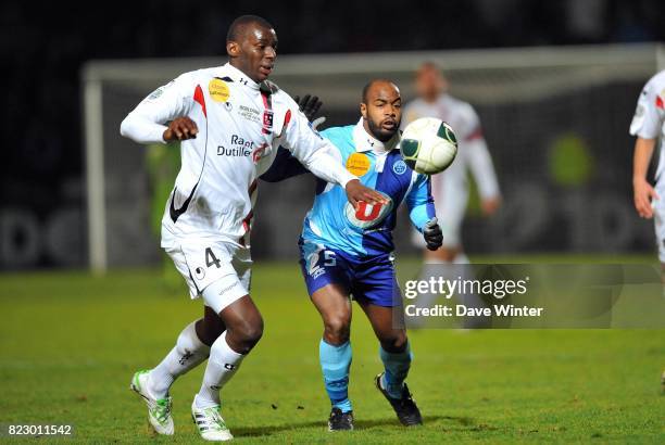 Bakary SOUMARE / Brice JOVIAL - - Le Havre / Boulogne - 27eme journee de Ligue 2,