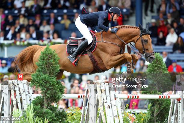 Kevin STAUT riding SILVER DEUX DE VIRTON HDC during the Rolex Grand Prix, part of the Rolex Grand Slam of Show Jumping of the World Equestrian...