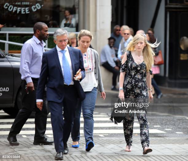 The terminally ill baby Charlie Gard's mother Connie Yates arrives at Royal Courts Of Justice in central London, United Kingdom on July 26, 2017.