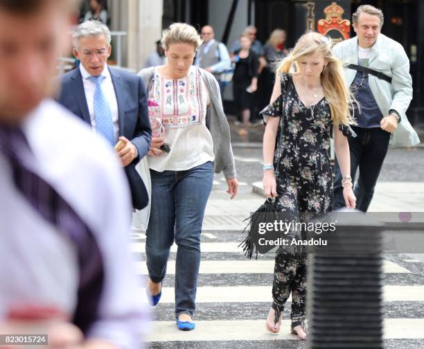 The terminally ill baby Charlie Gard's mother Connie Yates arrives at Royal Courts Of Justice in central London, United Kingdom on July 26, 2017.