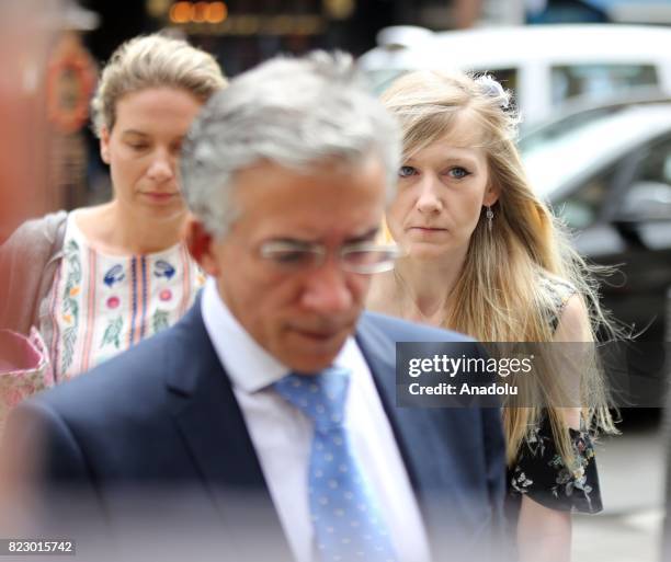 The terminally ill baby Charlie Gard's mother Connie Yates arrives at Royal Courts Of Justice in central London, United Kingdom on July 26, 2017.