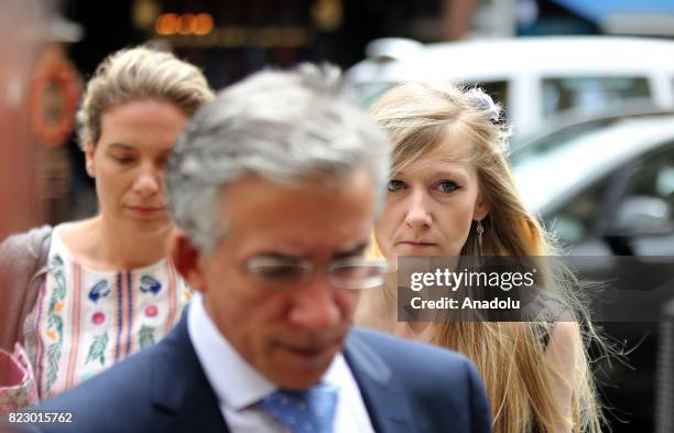 The terminally ill baby Charlie Gard's mother Connie Yates arrives at Royal Courts Of Justice in central London, United Kingdom on July 26, 2017.