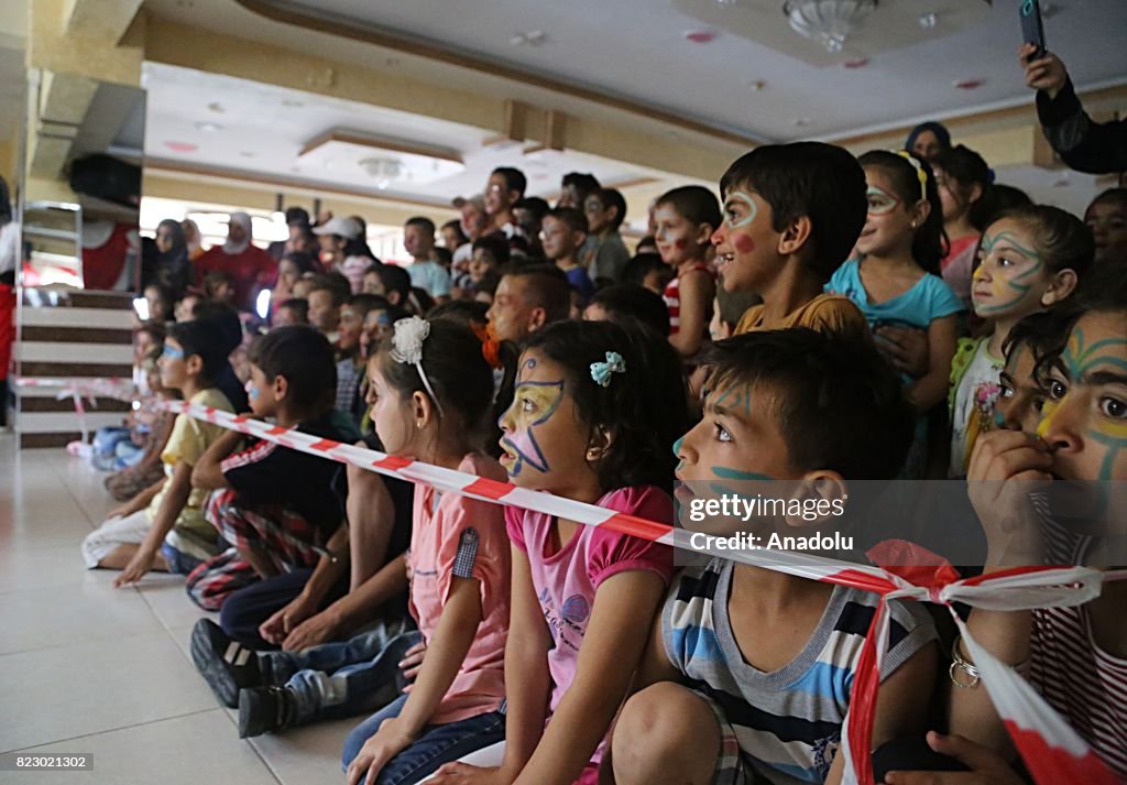 Syrian refugee children in Turkey